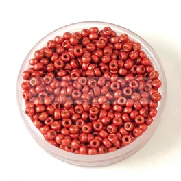   Miyuki Japanese Round Seed Bead - 4208f - Galvanized Raspberry Frosted Duracoat - size:11/0