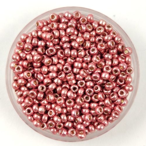 Miyuki Japanese Round Seed Bead - 4209 - Galvanized Dark Coral Duracoat - size:11/0 - 30g
