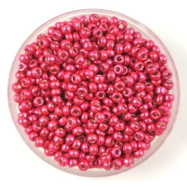  Miyuki Japanese Round Seed Bead - 4211 - Duracoat Galvanized Light Cranberry - size:11/0 - 30g