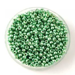   Miyuki Japanese Round Seed Bead - 4214 - Duracoat Galvanized Dark Mint Green - size:11/0 - 30g