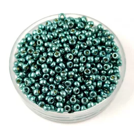  Miyuki Japanese Round Seed Bead - 4217 - Galvanized Teal Duracoat - size:11/0