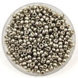   Miyuki Japanese Round Seed Bead - 4221 - Galvanized Light Pewter Duracoat - size:11/0 - 30g