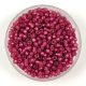 Miyuki Japanese Round Seed Bead - 4247 - Duracoat Silver Lined Dyed Peony Pink - size:11/0