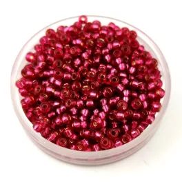   Miyuki Japanese Round Seed Bead - 4268 - Duracoat Silverlined Raspberry - size:11/0