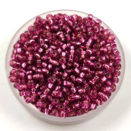   Miyuki Japanese Round Seed Bead - 4269 - Duracoat Silverlined Hot Pink - size:11/0