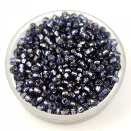   Miyuki Japanese Round Seed Bead - 4276 - Duracoat Silverlined Dyed Prussian Blue - size:11/0