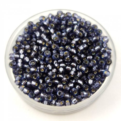 Miyuki Japanese Round Seed Bead - 4276 - Duracoat Silverlined Dyed Prussian Blue - size:11/0