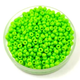   Miyuki Japanese Round Seed Bead - 4471 - Duracoat Opaque Kiwi - size:11/0