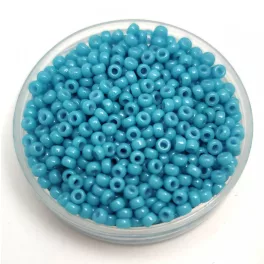   Miyuki Japanese Round Seed Bead - 4475 - Duracoat Opaque Nile Blue - size:11/0