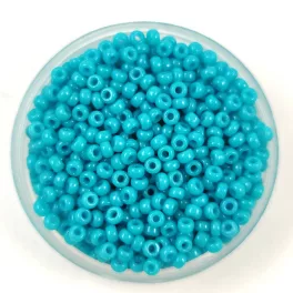   Miyuki Japanese Round Seed Bead - 4480 - Duracoat Opaque Underwater Blue - size:11/0