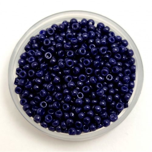 Miyuki Japanese Round Seed Bead - 4494 - Duracoat Dyed Indigo Navy Blue - size:11/0