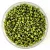 Miyuki Japanese Round Seed Bead - 4515 - Opaque Chartreuse Picasso - size:11/0