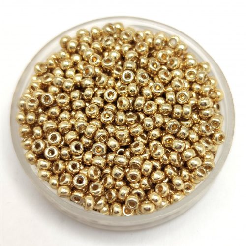 Miyuki Japanese Round Seed Bead - 5101 - Duracoat Galvanized Pale Gold - size:11/0