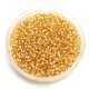 Miyuki Japanese Round Seed Bead - 3 - Silver Lined Gold - size:15/0 - 15g