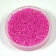 Miyuki Japanese Round Seed Bead - 209 - Fuchsia Lined Crystal - size:15/0