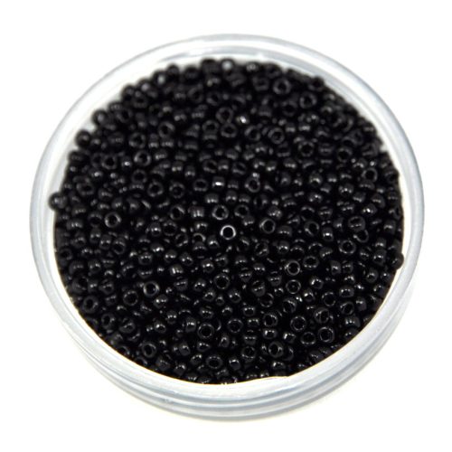 Miyuki Japanese Round Seed Bead - 401 - Opaque Black - size:15/0
