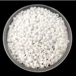   Miyuki kásagyöngy - 402 - Opaque White - méret:15/0 - 50g-AKCIOS