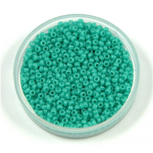 Miyuki Japanese Round Seed Bead - 412 - Opaque Turquoise Green - size:15/0