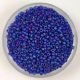 Miyuki Japanese Round Seed Bead - 414fr - Opaque Matt Cobalt AB - size:15/0