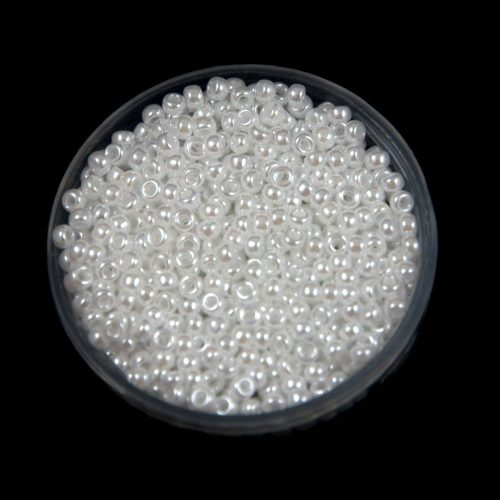 Miyuki kásagyöngy - 420 - Pearl Luster White - méret:15/0 - 50g-AKCIOS