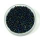 Miyuki Japanese Round Seed Bead - 452 - Metallic Dark Blue Iris - size:15/0