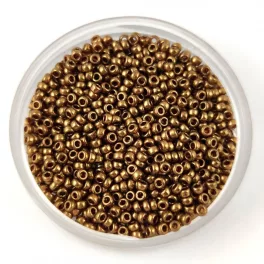  Miyuki Japanese Round Seed Bead - 457l - Light Bronze - size:15/0