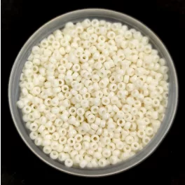   Miyuki Japanese Round Seed Bead - 491 - Ivory Pearl Ceylon - size:15/0