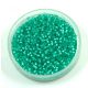 Miyuki Japanese Round Seed Bead - 572 - Silver Lined Aqua Green Alabaster - size:15/0