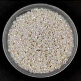   Miyuki Japanese Round Seed Bead - 592 - Ceylon Light Cream - size:15/0