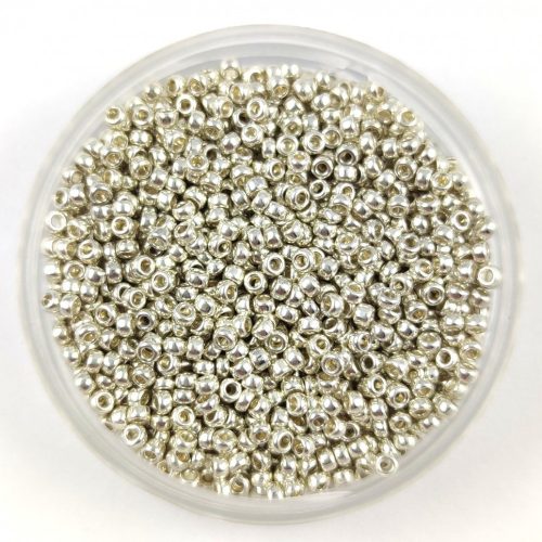 Miyuki Japanese Round Seed Bead - 1051 - Galvanized Silver - size:15/0