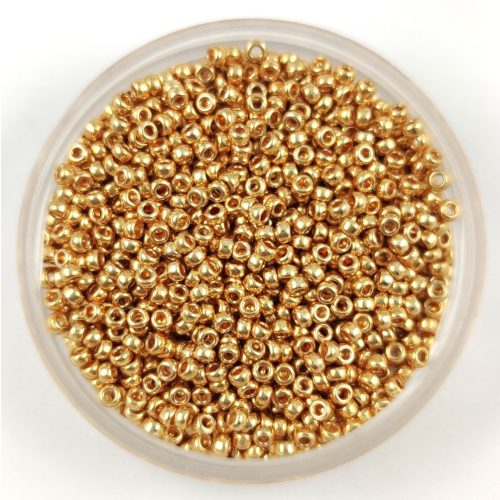 Miyuki kásagyöngy - 1052 - Galvanized Yellow Gold - méret:15/0 - 50g-AKCIOS