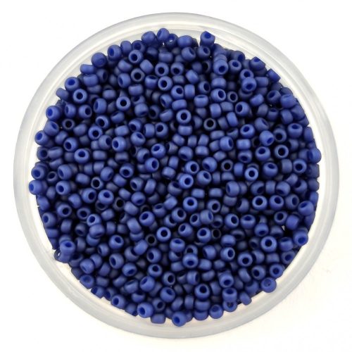 Miyuki kásagyöngy - 1253 - Matte Metallic Royal Blue - méret:15/0 - 50g-AKCIOS