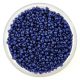 Miyuki Japanese Round Seed Bead - 1253 - Matte Metallic Royal Blue - size:15/0