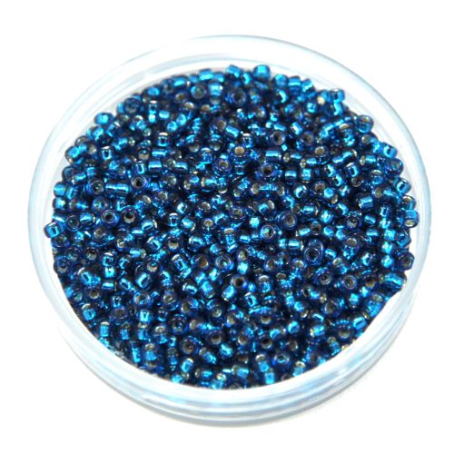 Miyuki Japanese Round Seed Bead - 1425 - Silver Lined Blue Zircon - size:15/0