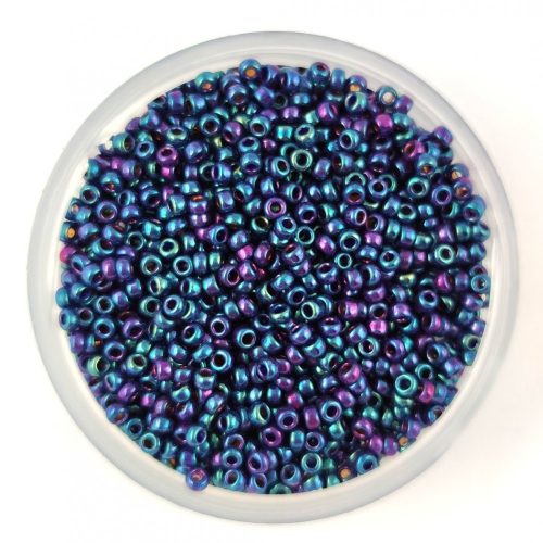 Miyuki Japanese Round Seed Bead - 1899 - Opaque Eggplant Luster - size:15/0