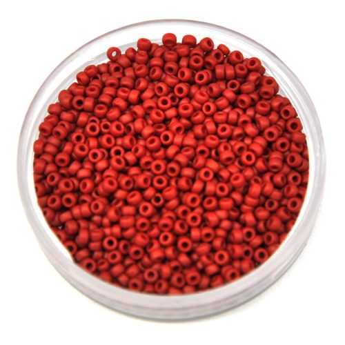 Miyuki kásagyöngy - 2040 - Matte Brick Red - méret:15/0 - 50g-AKCIOS