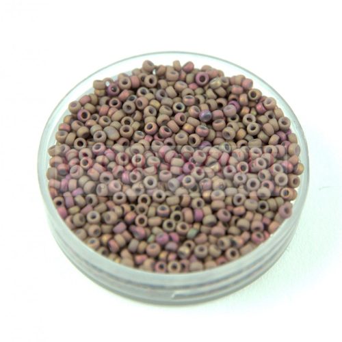 Miyuki Japanese Seed Bead - 2331 - Matte Metallic Dusty Clay AB - méret: 15/0