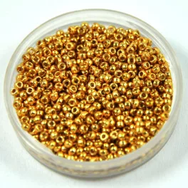   Miyuki kásagyöngy - 4202 - Duracoat Galvanized Gold - méret:15/0 - 50g-AKCIOS