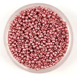   Miyuki kásagyöngy - 4209 - Galvanized Dark Coral Duracoat - méret:15/0 - 50g-AKCIOS