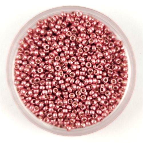 Miyuki kásagyöngy - 4209 - Galvanized Dark Coral Duracoat - méret:15/0 - 50g-AKCIOS