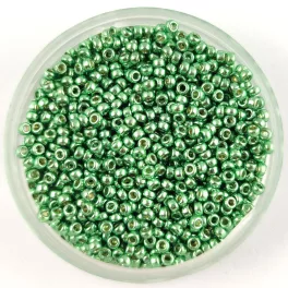   Miyuki kásagyöngy - 4214 - Duracoat Galvanized Dark Mint Green - méret:15/0 - 50g-AKCIOS