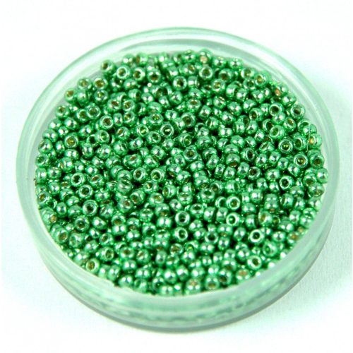 Miyuki Japanese Round Seed Bead - 4214 - Duracoat Galvanized Dark Mint Green - size:15/0