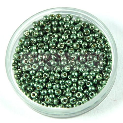 Miyuki Japanese Round Seed Bead - 4215 - Galvanized Teal Duracoat - size:15/0 - 15g