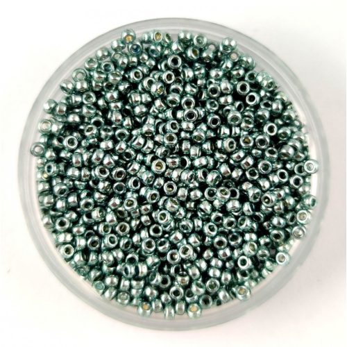Miyuki kásagyöngy - 4216 - Galvanized Light Teal Duracoat - méret:15/0 - 50g-AKCIOS