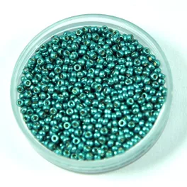   Miyuki kásagyöngy - 4217 - Galvanized Teal Duracoat - méret:15/0 - 50g-AKCIOS