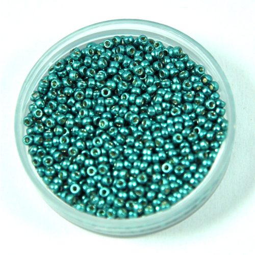 Miyuki kásagyöngy - 4217 - Galvanized Teal Duracoat - méret:15/0 - 50g-AKCIOS