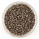 Miyuki Japanese Round Seed Bead - 4222 - Galvanized Pewter Duracoat - size:15/0