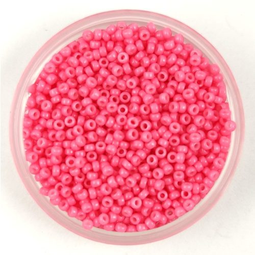 Miyuki Japanese Round Seed Bead - 4467 - Duracoat Opaque Carnation - size:15/0