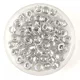 Miyuki kásagyöngy - 242 - Metallic Silver Lined Crystal - 6/0