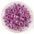 Miyuki Japanese Round Seed Bead - 264 - Raspberry Lined Crystal - size: 6/0